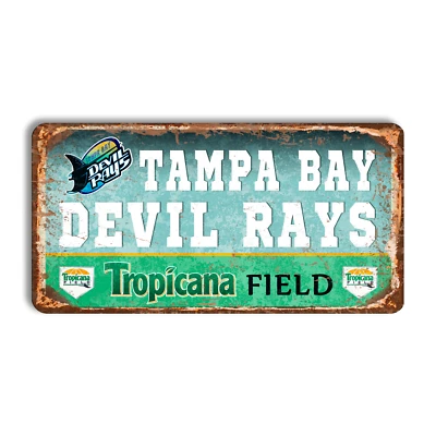 Metal sign Tampa Bay Devil Rays vintage Tampa Bay Devil Rays home stadium sign - Image 1 of 4