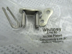 Whitney Renold #60 NP Conn. Chain Link SC NEW IN FACTORY PACKAGE SET/6 - Picture 1 of 4