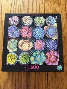 Buffalo Games SWEET SUCCULENTS 300 piece puzzle cacti COMPLETE (R) - Picture 1 of 4