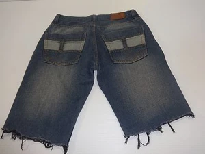 Emporio Armani Denim Jeans Cut-Off Shorts Size 31/10 # 1 - Picture 1 of 8