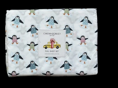 Синтия Роули рождественский свитер ношение пингвинов полный комплект простыней 2024 новый - Изображение 1 из 2