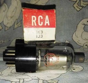 NOS RCA 1K3 (1J3) tubo de vacío radio válvula TV, PROBADO - Imagen 1 de 3