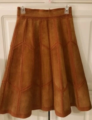 Vintage Bohemian Cowhide skirt Boho patchwork hippie 60's Movie prop - Image 1 of 4