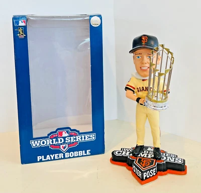 Serie #007 de 2012 ~ Buster Posey 2012 Serie Mundial Campeones Gigantes Bobblehead Foto 1 de 3