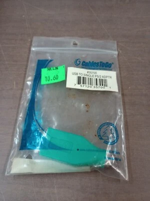 C2G 35700 USB to PS/2 Adapter, Green(electc) - Image 1 of 4