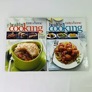 Taste of Home Healthy Cooking Annual Recipes 2011 & 2012 Hardcover Cookbook - Picture 1 of 11