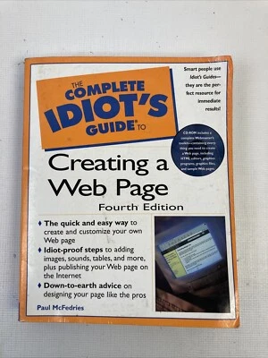 The Complete Idiot's Guide to Creating A Web Page Paperback W/ Disc 4th Edition - Image 1 of 4