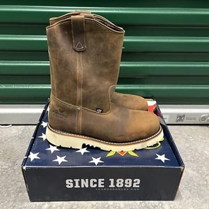 Thorogood Hombres Talla 10 D 804-4372 Acero EH Puntera de Seguridad 11” Wellington Hecho en EE. UU. NUEVO - Imagen 1 de 9