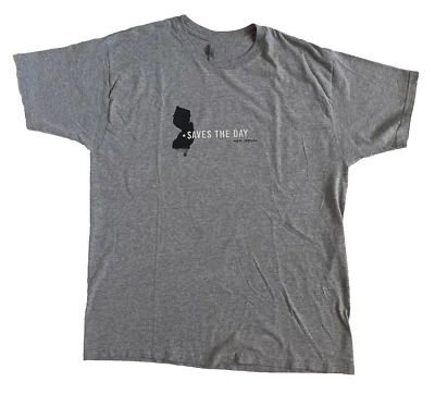 Saves The Day Band Live In Concert Grey T Shirt Full Size S-5XL - Image 1 of 3