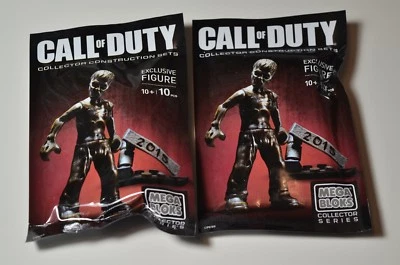 2 Call of Duty Mega Bloks SDCC Comic Con Exclusive Figure 2015 Collector Zombies - Image 1 of 2