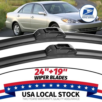 Limpiaparabrisas sin soporte OEM de 24" y 19" para Lexus ES350 GS350 GS300 GS430 Foto 1 de 4