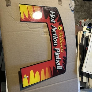 Broken Williams Alta Velocidad Gabinete Topper Carpa Arcade Pinball Juego Parte Fm5 - Imagen 1 de 5