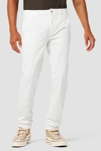 Hudson Jeans White Classic Slim Straight Chino Men’s 33 - Picture 1 of 6