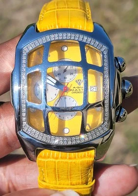 Aqua Master Diamond Watch Joe Rodeo Don Co - Image 1 of 4