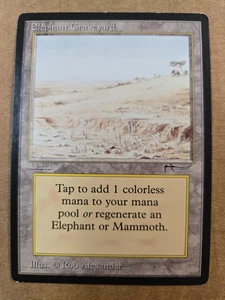 MTG Magic The Gathering LP Arabian Nights ELEPHANT GRAVEYARD - Picture 1 of 2