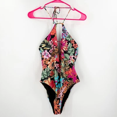 O'NEILL Reina Traje de Baño Juniors Grande NUEVO Una Pieza Tropical Santa Cruz Nadar Nuevo sin Etiquetas Foto 1 de 4