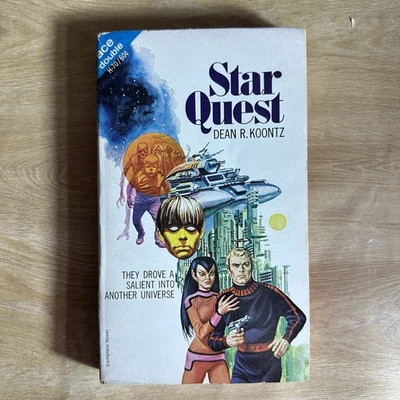 Star Quest / Doom of Green Planet Dean R. Koontz Emil Petaja Ace Double H-70 PB Foto 1 de 4