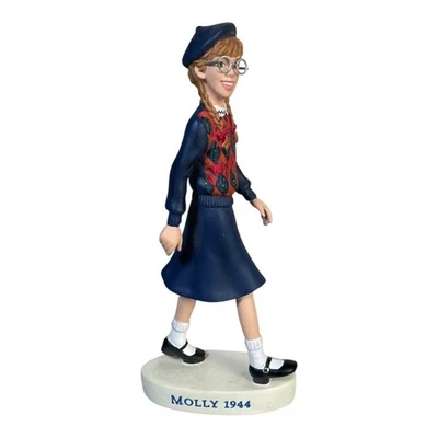 Figura de resina artesanal de American Girl Molly McIntire 2002 Hallmark vintage Foto 1 de 3