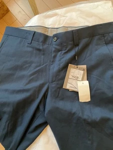 NEU 300 $ Corneliani blaue Hose aus Woll-Seide-Mischung – EU 52/US 36 - Bild 1 von 5