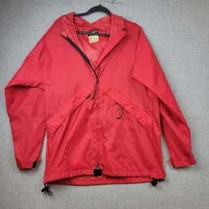Vintage LL Bean Jacke Herren Small Kapuze Nylon Pullover Windbreaker Wandern 90s - Bild 1 von 18