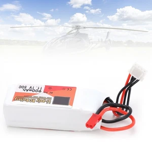11.1V 900mAh 50C LiPolymer Lipo Rechargeable Battery JST Plug For RC Cars ES - Picture 1 of 24