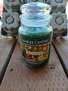 Yankee Candle Retired Discontinued GREENHOUSE Large 22 oz White Label Rare - NEW - Bild 1 von 2