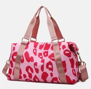 Women's extraordinary leopard bag in waterproof Oxford material. - Picture 1 of 8