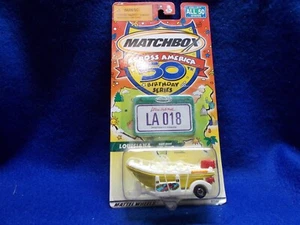 2001 Matchbox Across America 50th Birthday North Series Louisiana Boat &Trailer - Picture 1 of 2