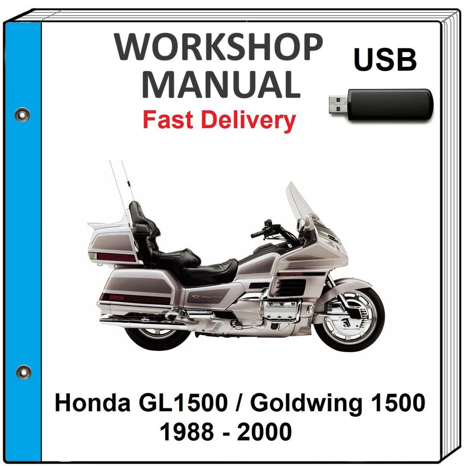 HONDA GOLDWING 1500 1994 1995 1996 1997 1998 1999 MANUAL TALLER REPARACIÓN SERVICIO USB Foto 1 de 1