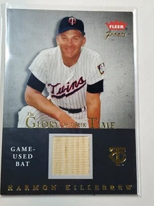 Harmon Killebrew 2004 Fleer Greats Glory Time Bat Relic card HOF Minnesota Twins - Picture 1 of 3