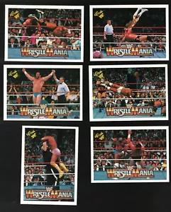LOTTO 6X WRESTLEMANIA CLASSIC WWF 1990 - TUTTI CON DONALD TRUMP - Foto 1 di 1