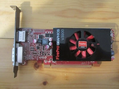 AMD FirePro V3900 1GB GDDR3 Full Height Video Card DP DVI 677893-001 - Image 1 of 4