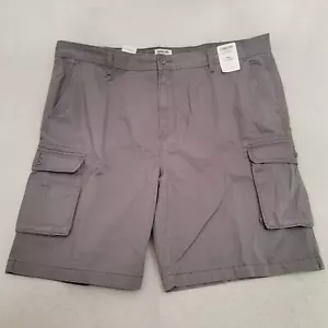 LEVI CARGO SHORTS Mens 46x10 Gray Utility Outdoor Work Wear Travel Hiking NWT - Picture 1 of 14