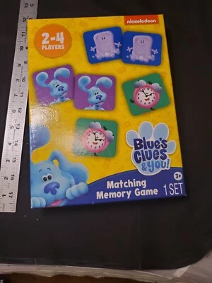 Blues Clues 2020 Memory Matching Game Kids Family Learn COMPLETE - Image 1 of 4
