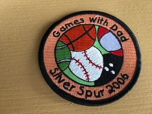 Girl Scout Patch - Games with Dad Silver Sage 2006 - New - Qty 1 - Picture 1 of 1