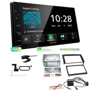 Kenwood Autoradio Apple CarPlay Android DAB+ für Skoda Fabia I 2004-2007 schwarz - Bild 1 von 6