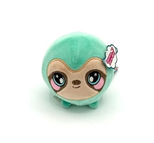 Samantha Sloth Squeezamals Peluche Verde 3.5 Pulgadas Serie 2 Etiquetas Originales 2018 - Imagen 1 de 8