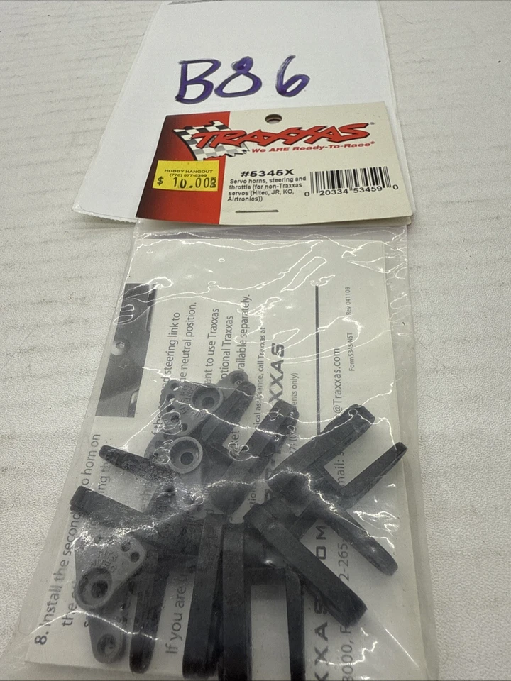 Traxxas 5345X Revo 2.5 3.3 Servo Horn Set for Use w/ JR KO Hitec & Airtronics - Image 1 of 1