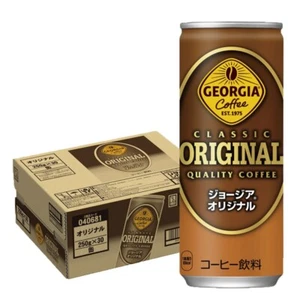 Georgia Original Coffee Coca cola  Canned Coffee 250ml× 30 bottles Japan - Picture 1 of 4