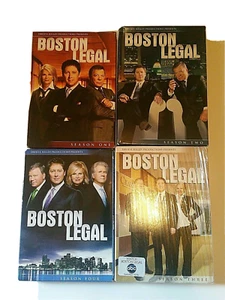 Boston Legal Season 1-4  Collection DVD  Love law drama  crime internet - Picture 1 of 10