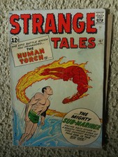 Strange Tales #107 1963  5.5 Fine- cant afford Fantastic Four #4