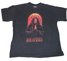 Tee-shirt pilote vintage années 90 Rob Zombie Satan is My F'ing Co homme blanc XL