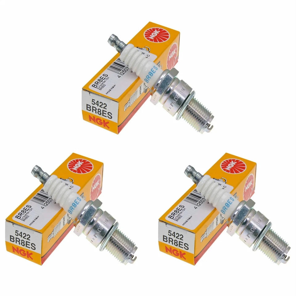 Genuine NGK 5422 Spark Plugs Pack of 3 fits Gas Gas EC 300 Sixdays 2010 — 第 1/1 张图片