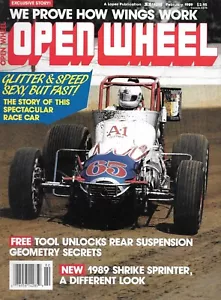 Open Wheel Magazin Februar 1989 Fahrwerksgeometrie, Shrike Sprinter, mehr - Bild 1 von 1
