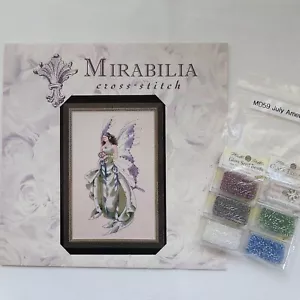 July's Amethyst Fairy Beaded Cross Stitch Chart and Embellishment Pack MD59 - Picture 1 of 22