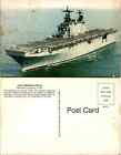 Carte postale vintage - U.S.S. Porte-avions militaire Nassau