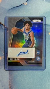 2024-25 Panini Prizm #RSI-JMC Jared McCain, 76ers Rookie Signatures Auto Silver - Foto 1 di 2