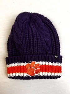 Cappello slittino Clemson Tigers 47 Beanie donna arancione viola college outdoor - Foto 1 di 8