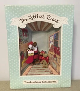 Vintage Gund The Littlest Bears Handmade Santa Claus & Elf Set 1994 NRFB. - Picture 1 of 12