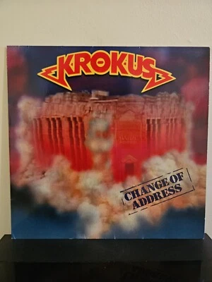 KROKUS Change Of Address 1986 LP GLAM/HAIR METAL HARD ROCK ORG PRS VINYL - Image 1 of 4